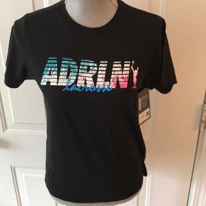 Adrenaline Lacross Youth Large Black Tee Shirt